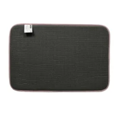 Tapis de bain soft touch rose