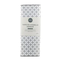 Tapis de vaisselle imprime