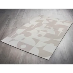 Tapis geo creme 120x180cm