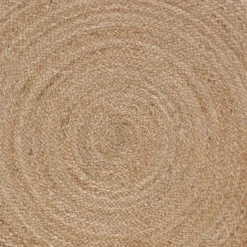 Tapis jute d90cm naturel