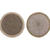 Tapis loe d120 bicolore