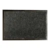 Tapis 60x80cm noir chine blanc