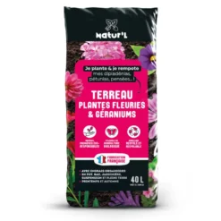 Terreau fleurs & geraniums