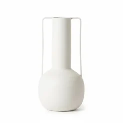 Vase metal anses