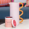 Vase pichet anse ondule