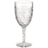 Verre a vin effet craquele