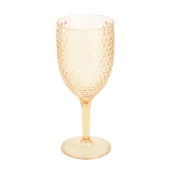 Verre a vin plastique transparen