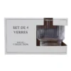 Verre strie transparent 31cl x4