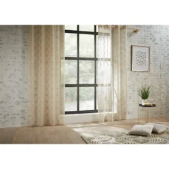 Voilage brod mia lin 140x240