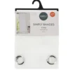 Voile simply bandes 140x240cm bl