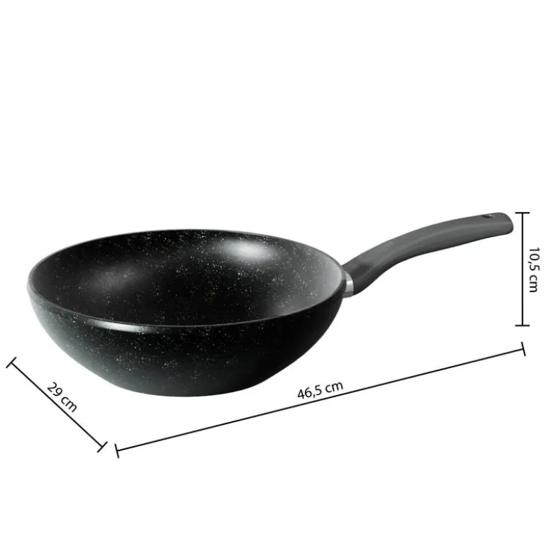 Wok 28 alu forge caractere